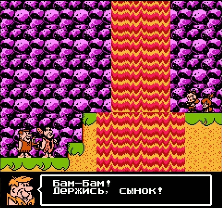 Flintstones, The - The Surprise at Dinosaur - геймплей игры Dendy\NES